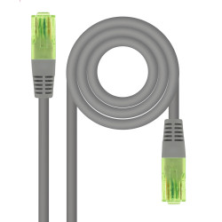 Nanocable 10.20.1400-L30 Cable de Red Latiguillo RJ45 CAT.6 UTP AWG26 CCA, Gris, 30 cm, 0,3 m, Cat6, U/UTP (UTP), RJ-45, RJ-45,