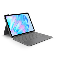 Logitech 920-012629 Combo Touch, QWERTZ, Alemán, Trackpad, 1,8 cm, 1 mm, Apple