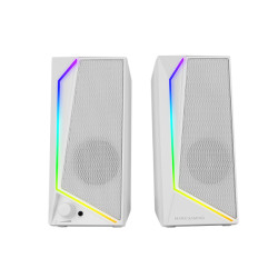 Mars Gaming MS72W MS72W, 2.0 canales, Alámbrico, 15 W, 20 - 20000 Hz, 4 Ω, Blanco