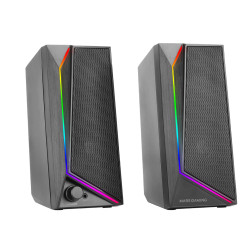 Mars Gaming MS72 MS72, 2.0 canales, Alámbrico, 15 W, 20 - 20000 Hz, 4 Ω, Negro 2