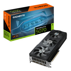 GIGABYTE GV-N5070EAGLE OC-12GD GeForce RTX 5070 EAGLE OC SFF 12G Tarjeta Gráfica - 12GB GDDR7, 192 bits, PCI-E 5.0, 2587 MHz