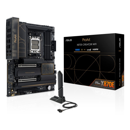 ASUS 90MB1IG0-M0EAY0 ProArt X870E-CREATOR WIFI, AMD, Zócalo AM5, Zócalo AM5, DDR5-SDRAM, 192 GB, DIMM