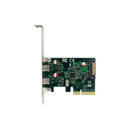 Conceptronic EMRICK13G EMRICK13G, PCIe, USB 3.2 Gen 2 (3.1 Gen 2), PCI 3.0, SATA de 15 pines, Verde, China