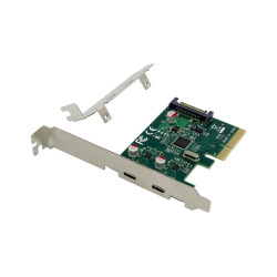 Conceptronic EMRICK13G EMRICK13G, PCIe, USB 3.2 Gen 2 (3.1 Gen 2), PCI 3.0, SATA de 15 pines, Verde, China