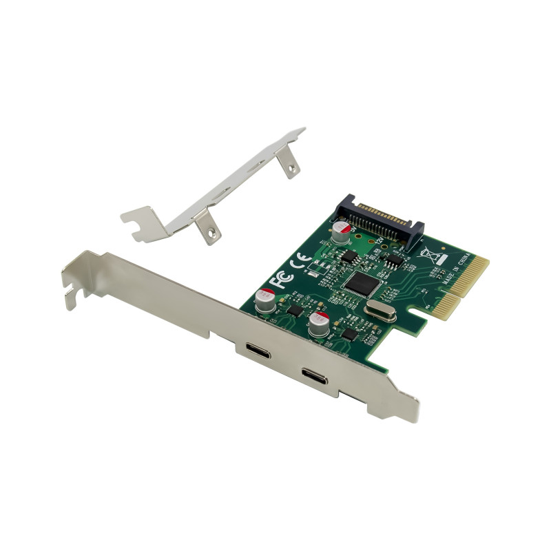 Conceptronic EMRICK13G EMRICK13G, PCIe, USB 3.2 Gen 2 (3.1 Gen 2), PCI 3.0, SATA de 15 pines, Verde, China