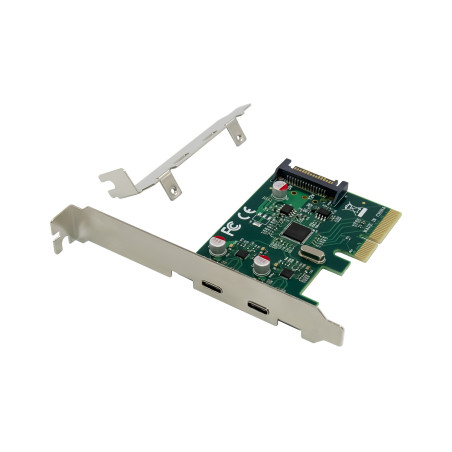 Conceptronic EMRICK13G EMRICK13G, PCIe, USB 3.2 Gen 2 (3.1 Gen 2), PCI 3.0, SATA de 15 pines, Verde, China