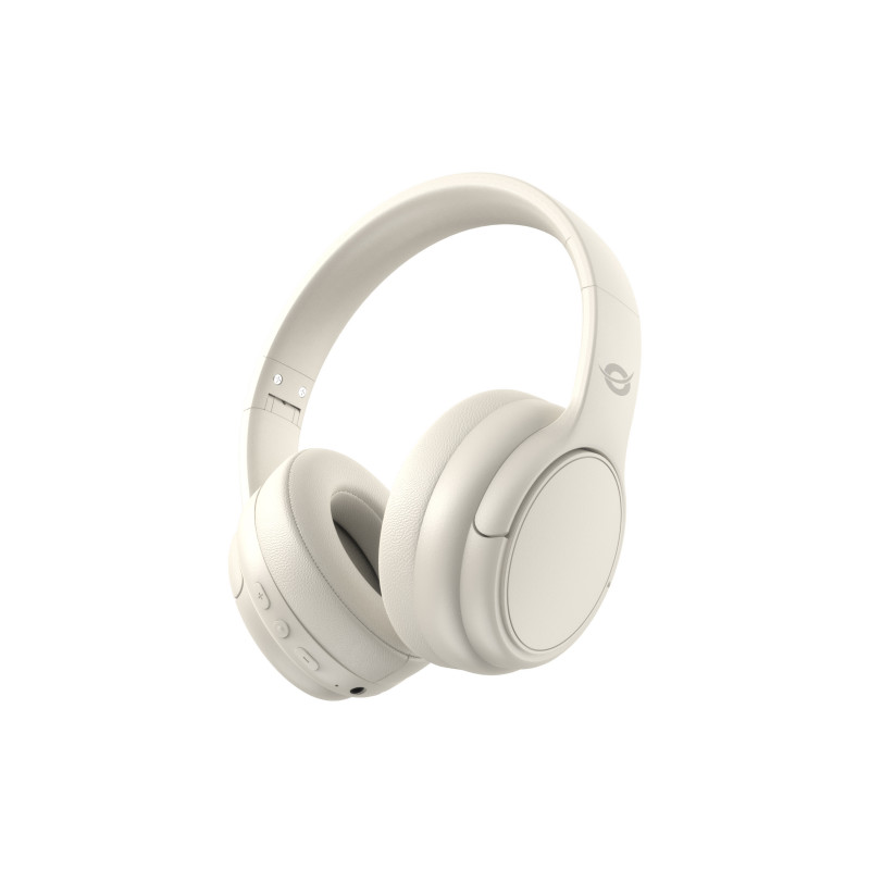 Conceptronic PARRIS03C PARRIS03C, Inalámbrico y alámbrico, Música, 20 - 20000 Hz, 198,5 g, Auriculares, Crema de color