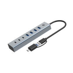 Conceptronic HUBBIES20GP HUBBIES20GP, USB 3.2 Gen 1 (3.1 Gen 1) Type-C, USB 3.2 Gen 1 (3.1 Gen 1) Type-A, USB 3.2 Gen 1 (3.1 2