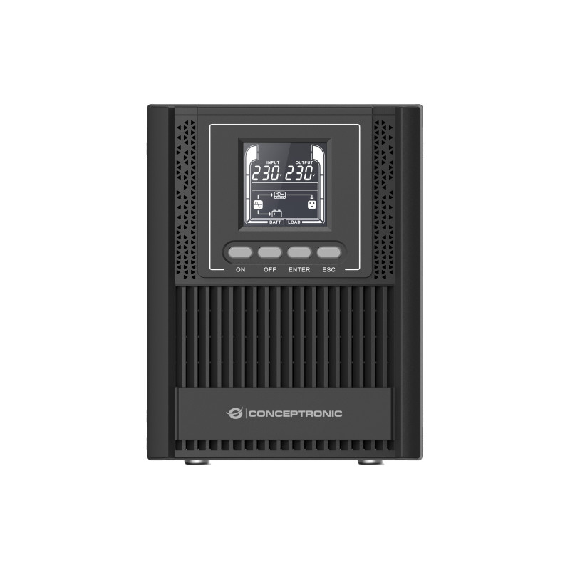 Conceptronic ZEUS52ES1K ZEUS52ES1K, Doble conversión (en línea), 1 kVA, 900 W, Seno, 220 V, 240 V