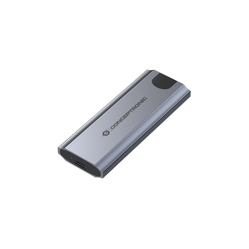 Conceptronic DANTE05G DANTE05G, Caja externa para unidad de estado sólido (SSD), M.2, M.2, 10 Gbit/s, Conexión USB, Gris