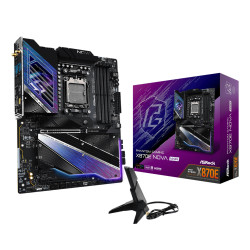 Asrock 90-MXBPX0-A0UAYZ MK X870E NOVA WIFI, AMD, Zócalo AM5, AMD Ryzen 7000 Series, AMD Ryzen 8000 Series, AMD Ryzen 9000