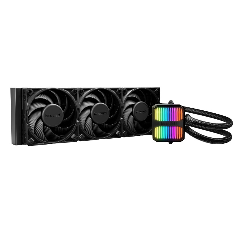 be quiet! BW025 Silent Loop 3 360 mm, Sistema de refrigeración líquida todo en uno, 12 cm, 130,3 m³/h, Negro