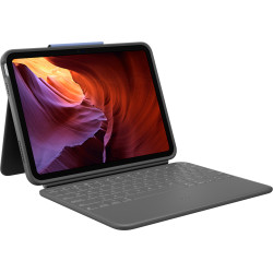 Logitech 920-011200 Rugged Folio, QWERTZ, Alemán, 1,8 cm, 1,2 mm, Apple, iPad (7.ª generación) iPad (8.ª generación) iPad