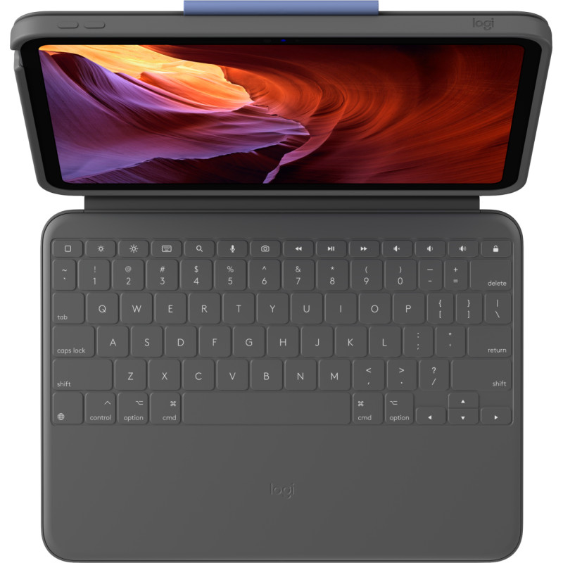 Logitech 920-011200 Rugged Folio, QWERTZ, Alemán, 1,8 cm, 1,2 mm, Apple, iPad (7.ª generación) iPad (8.ª generación) iPad
