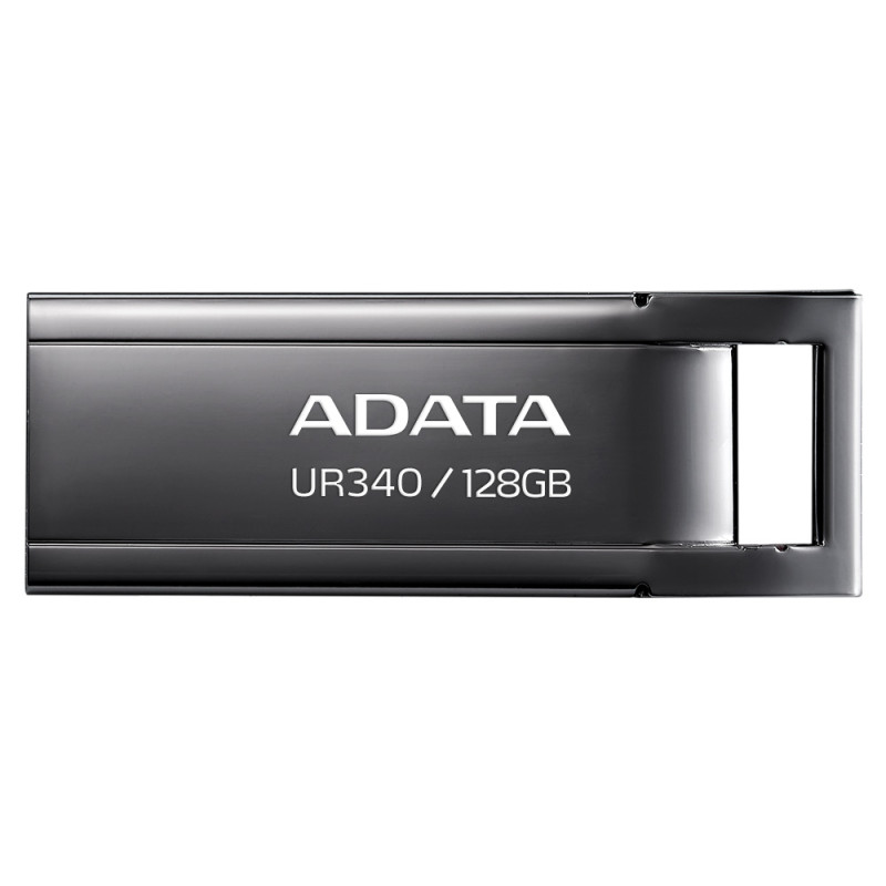 ADATA AROY-UR340-128GBK UR340, 128 GB, USB tipo A, 3.2 Gen 2 (3.1 Gen 2), 100 MB/s, Tapa, Negro