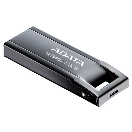 ADATA AROY-UR340-128GBK UR340, 128 GB, USB tipo A, 3.2 Gen 2 (3.1 Gen 2), 100 MB/s, Tapa, Negro