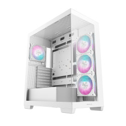DeepCool R-CG580-WHADA4-G-1 CG580 4F WH, Midi Tower, PC, Blanco, ATX, ITX, micro ATX, Acrilonitrilo butadieno estireno (ABS),