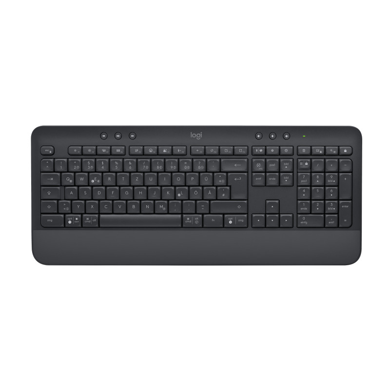 Logitech 920-010994 920-010994, Inalámbrico, Bluetooth, Interruptor de membrana, QWERTZ, Grafito, Ratón incluido