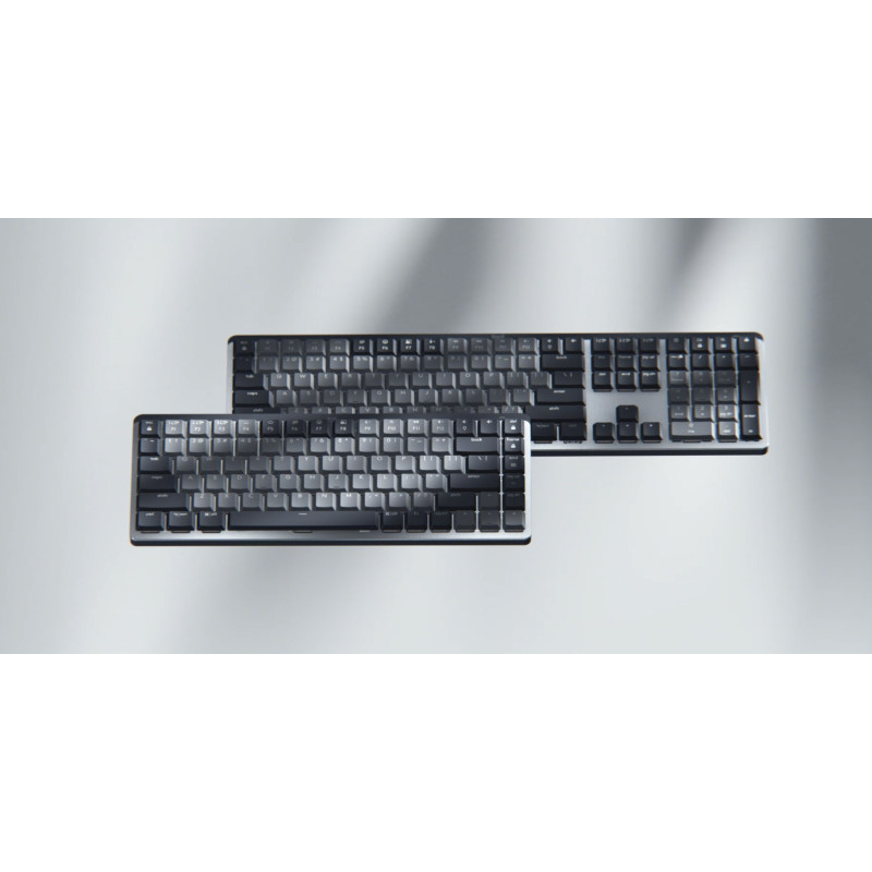 Logitech 920-010748 920-010748, Inalámbrico, RF Wireless + Bluetooth, Interruptor mecánico, QWERTZ, LED, Grafito