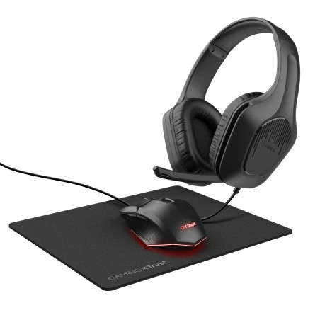 Trust 25117 GXT 790, Alámbrico, Juego, 244 g, Auriculares, Negro