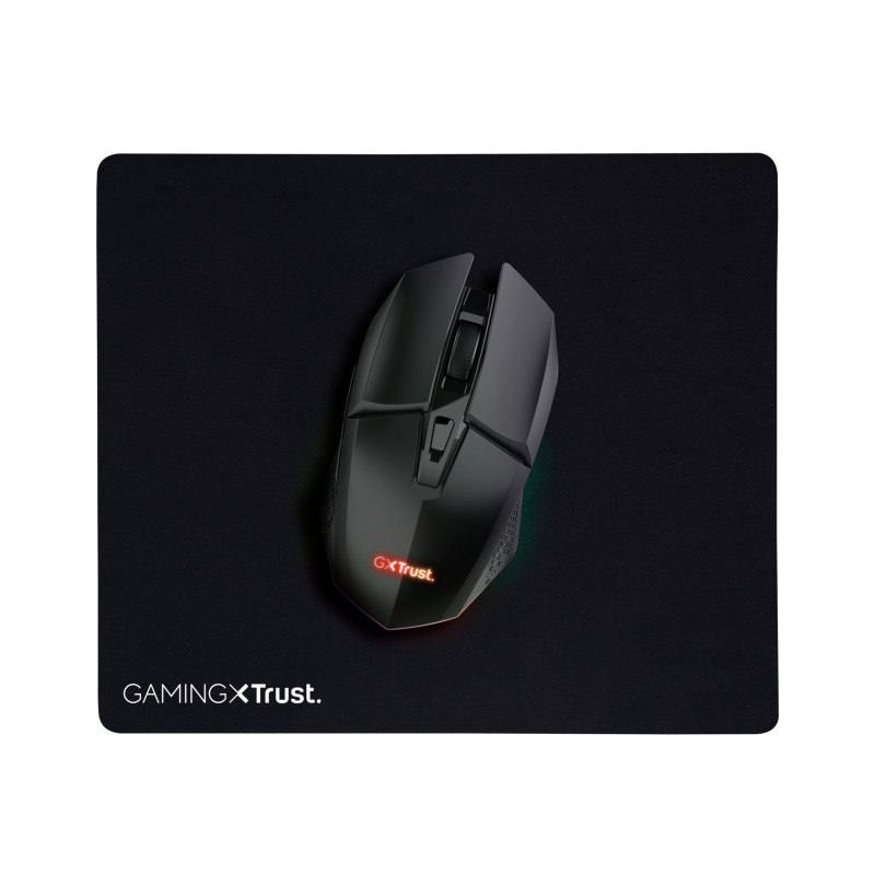 Trust 25070 GXT 112 FELOX, mano derecha, RF inalámbrico, 4800 DPI, Negro