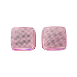 Mars Gaming MSPROP MS-PRO, Altavoces Compactos 10W, Iluminación RGB Flow Dinámica, Altavoz PC con Caja de Control y Entrada 2