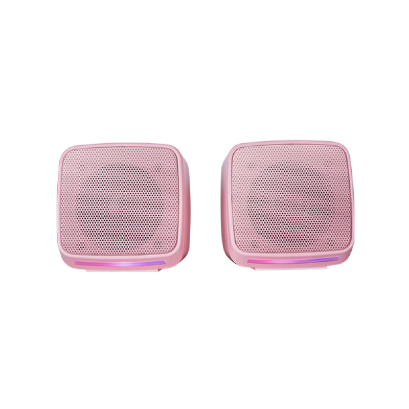 Mars Gaming MSPROP MS-PRO, Altavoces Compactos 10W, Iluminación RGB Flow Dinámica, Altavoz PC con Caja de Control y Entrada