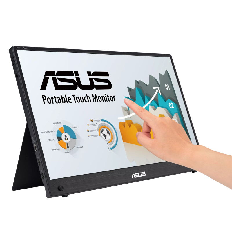 ASUS 90LM04S0-B02170 ZenScreen MB16AMTR, 39,6 cm (15.6"), 1920 x 1080 Pixeles, Full HD, LCD, 5 ms, Negro