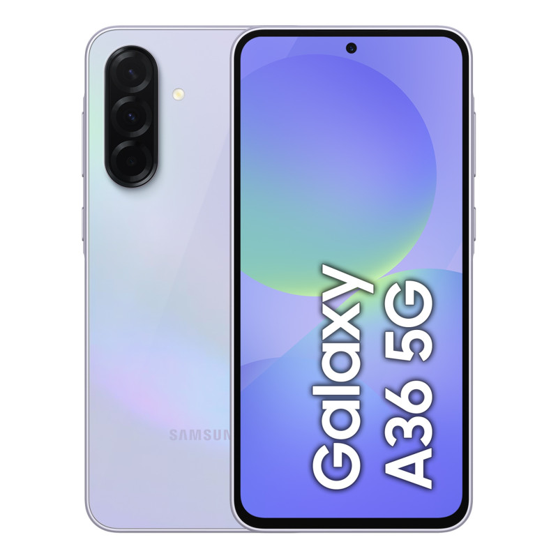 Samsung SM-A366BLVGEUB Galaxy A36 5G , 17 cm (6.7"), 8 GB, 256 GB, 50 MP, Android 15, Lavanda
