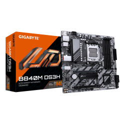 GIGABYTE B840M DS3H B840M DS3H Placa base - Procesadores AMD Ryzen 9000, VRM de 8+2+2 fases, hasta 8200 MHz DDR5, 2xPCIe 4.0