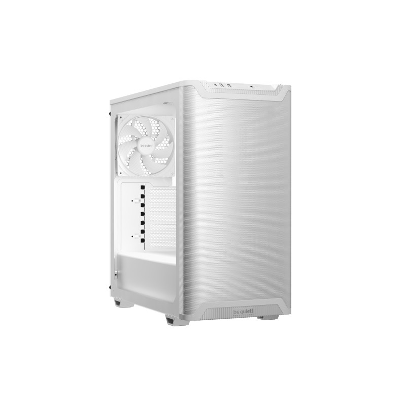 be quiet! BGW75 PURE BASE 501 Airflow Window White, Midi Tower, PC, Blanco, ATX, micro ATX, Mini-ITX, Acrilonitrilo butadieno