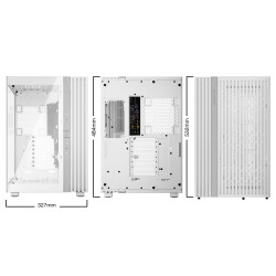 be quiet! BGW70 LIGHT BASE 900 DX White, Full Tower, PC, Blanco, ATX, EATX, micro ATX, Mini-ATX, XL-ATX, Acrilonitrilo 2