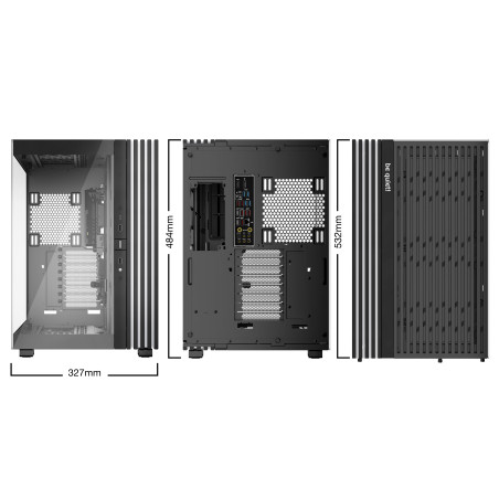be quiet! BGW69 LIGHT BASE 900 DX Black, Full Tower, PC, Negro, ATX, EATX, micro ATX, Mini-ATX, XL-ATX, Acrilonitrilo butadieno