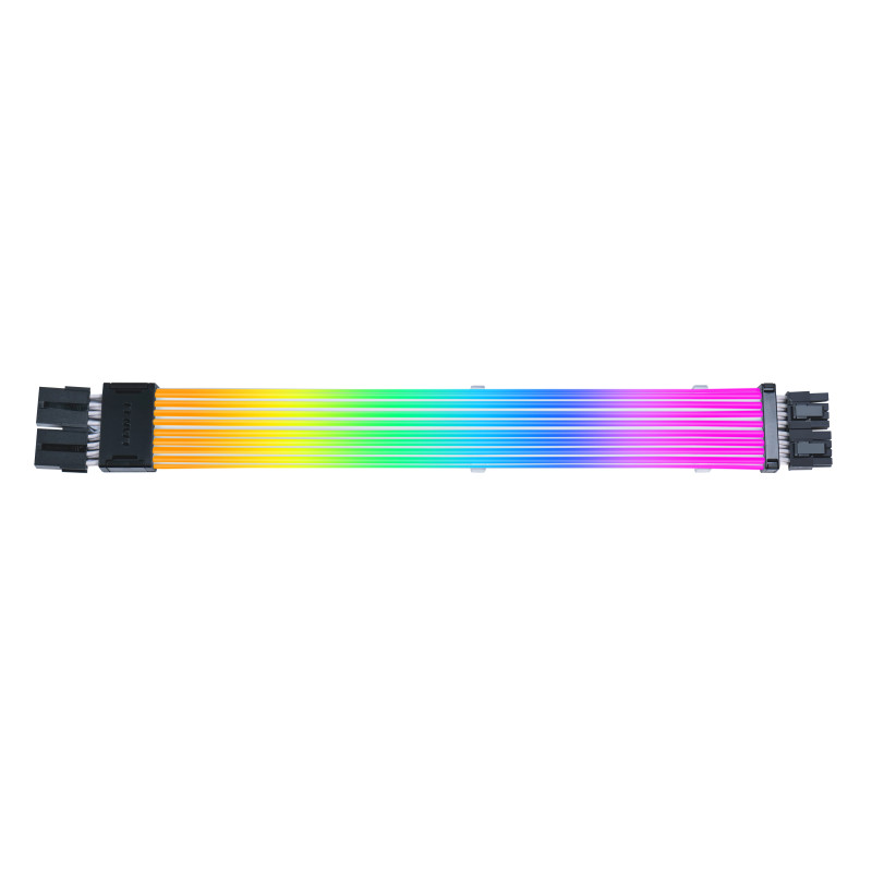 Lian Li G89.PW8-1W.00 Strimer Wireless, 2x8 pin, Negro, Transparente, Silicona, Elastómero termoplástico (TPE), 0,34 m, 1