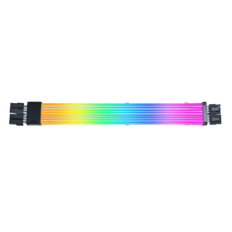 Lian Li G89.PW8-1W.00 Strimer Wireless, 2x8 pin, Negro, Transparente, Silicona, Elastómero termoplástico (TPE), 0,34 m, 1