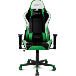 DRIFT DR175GREEN DR175, Silla para videojuegos universal, 150 kg, Asiento acolchado, Respaldo acolchado, Negro / Azul, Nylon