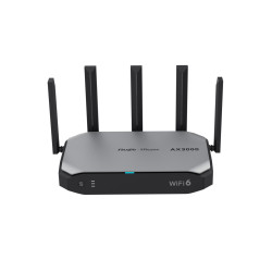 Ruijie Networks RG-EG105GW-X RG-EG105GW-X, Wi-Fi 6 (802.11ax), Doble banda (2,4 GHz / 5 GHz), Ethernet, Negro, Gris, Router de