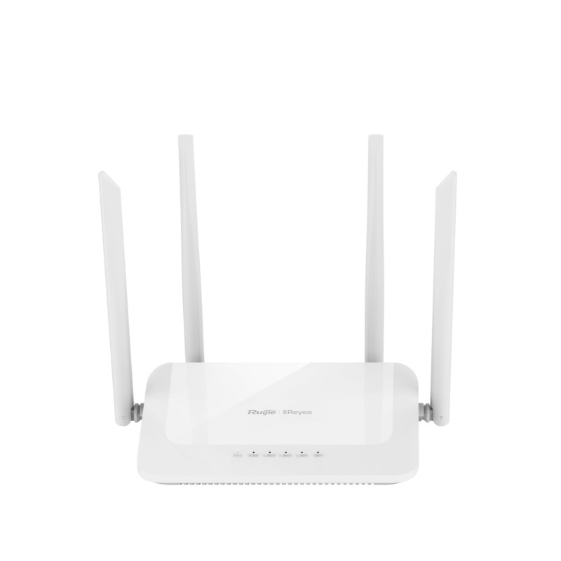 Ruijie Networks RG-EW1200 RG-EW1200, Wi-Fi 5 (802.11ac), Doble banda (2,4 GHz / 5 GHz), Ethernet, Blanco, Router de sobremesa