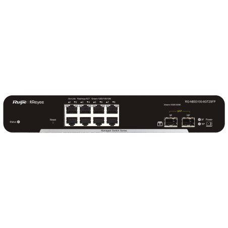 Ruijie Networks RG-NBS3100-8GT2SFP RG-NBS3100-8GT2SFP, Gestionado, L2, Gigabit Ethernet (10/100/1000)