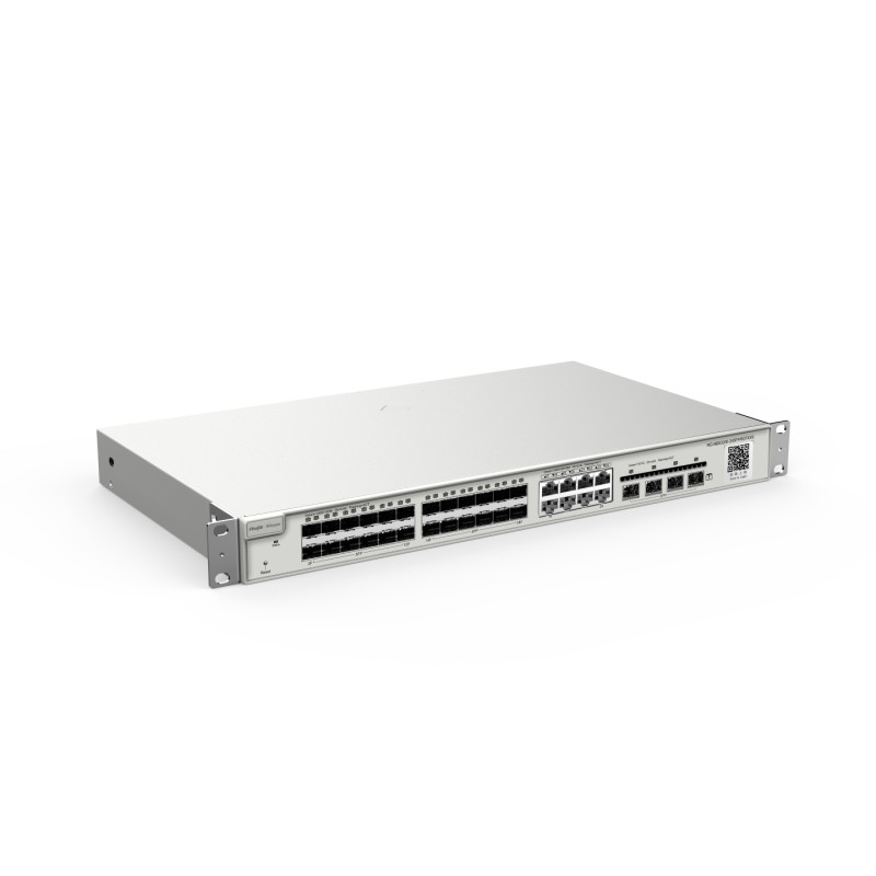 Ruijie Networks RG-NBS3200-24SFP/8GT4XS RG-NBS3200-24SFP/8GT4XS, Gestionado, L2, Gigabit Ethernet (10/100/1000), Montaje en rack