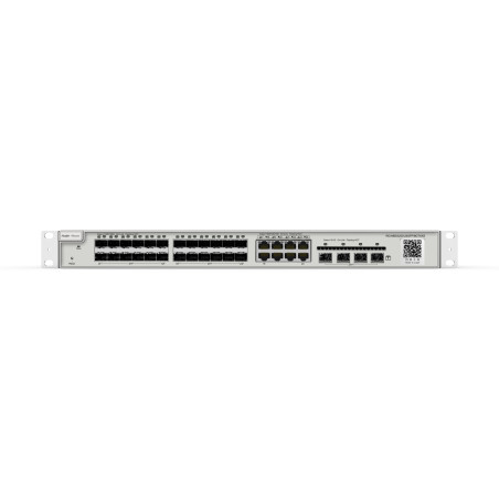 Ruijie Networks RG-NBS3200-24SFP/8GT4XS RG-NBS3200-24SFP/8GT4XS, Gestionado, L2, Gigabit Ethernet (10/100/1000), Montaje en rack