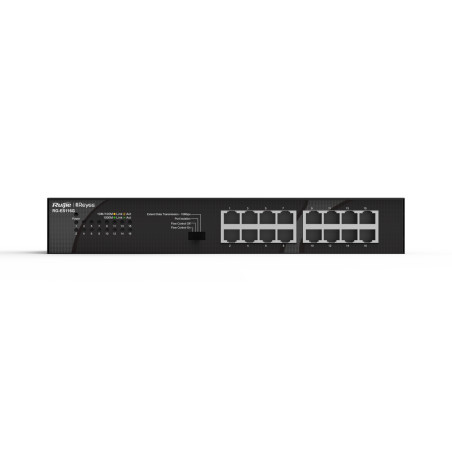 Ruijie Networks RG-ES116G RG-ES116G, No administrado, Gigabit Ethernet (10/100/1000)