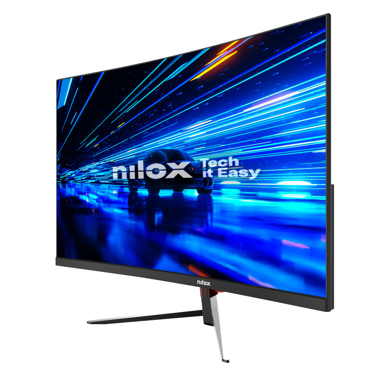 Nilox NXM27FHD18001 NXM27FHD18001, 68,6 cm (27"), 1920 x 1080 Pixeles, Full HD, LED, 1 ms, Negro