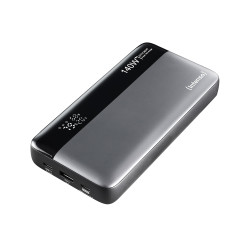 Intenso 7350060 7350060, 25000 mAh, Ión de litio, Power Delivery, 140 W, Negro, Gris