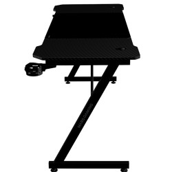 Mars Gaming MGDX160 MGD-X160, Mesa Gaming Ergonómica, Superficie en Fibra de Carbono, Estructura Metálica, Alfombrilla XXL, 2