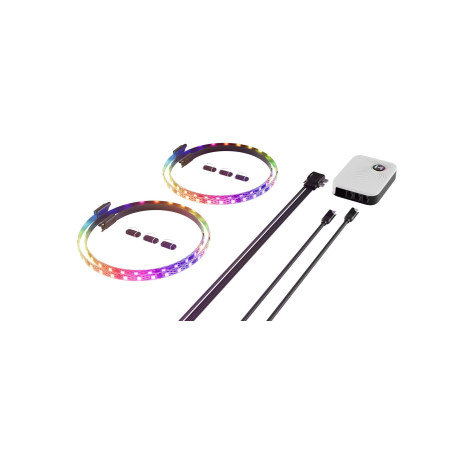 HYTE ACC-HYTE-LS30-B-2NP LS30, Universal, Tira LED, Multicolor, Azul, Verde, Rojo, LED, 21 pieza(s)