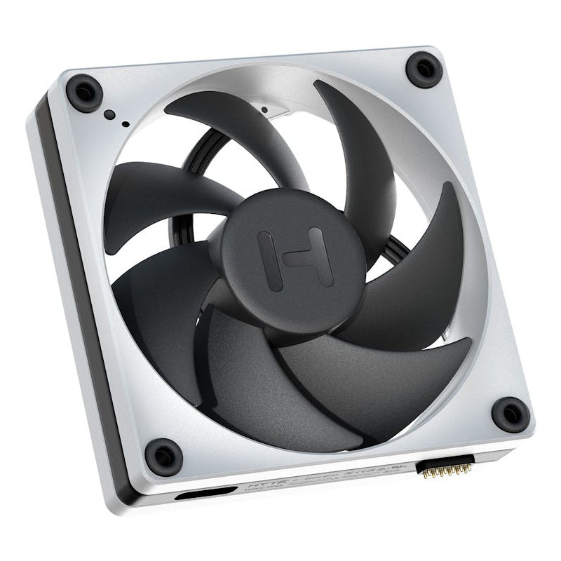 HYTE FAN-HYTE-FP12-BW-3NP THICC FP12, Ventilador, 12 cm, 3000 RPM, Negro, Blanco