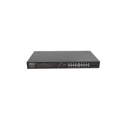 Ruijie Networks RG-ES118GS-P RG-ES118GS-P, No administrado, Gigabit Ethernet (10/100/1000), Energía sobre Ethernet (PoE) 2