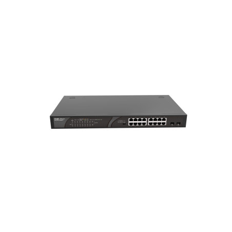 Ruijie Networks RG-ES118GS-P RG-ES118GS-P, No administrado, Gigabit Ethernet (10/100/1000), Energía sobre Ethernet (PoE)