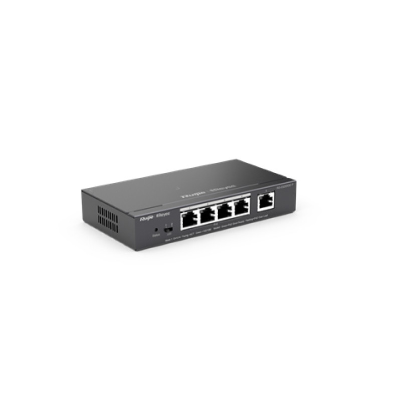Ruijie Networks RG-ES205GC-P RG-ES205GC-P, Gestionado, L2, Gigabit Ethernet (10/100/1000), Energía sobre Ethernet (PoE)